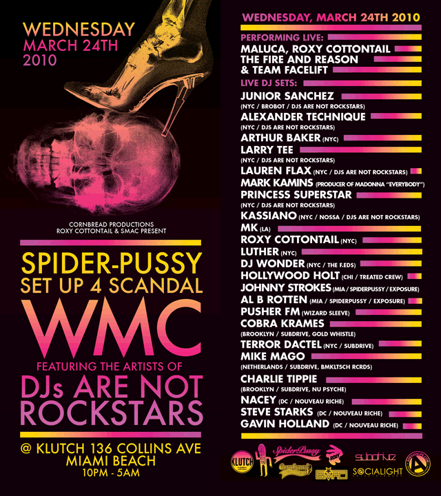 Club Spider-Pussy Showcase @ Klutch - Wednesday March 24th
